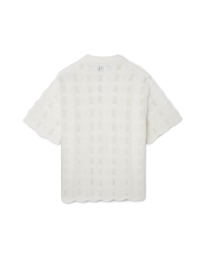 Wavy Crochet Shirt