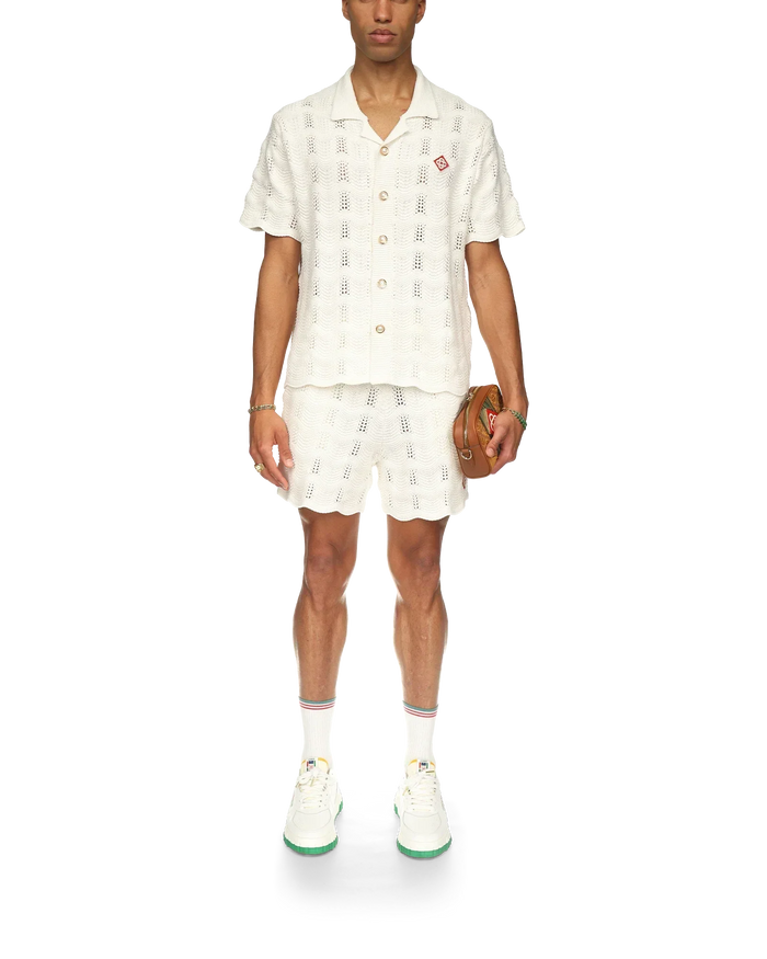 Wavy Crochet Shirt