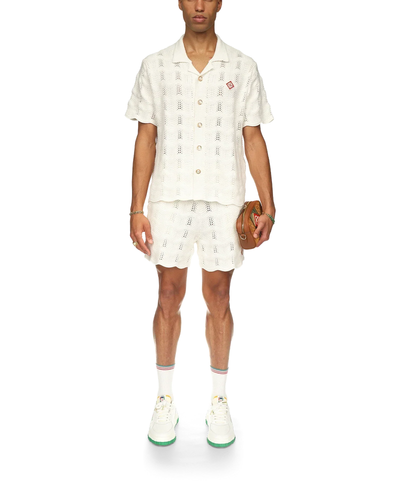 Wavy Crochet Shirt
