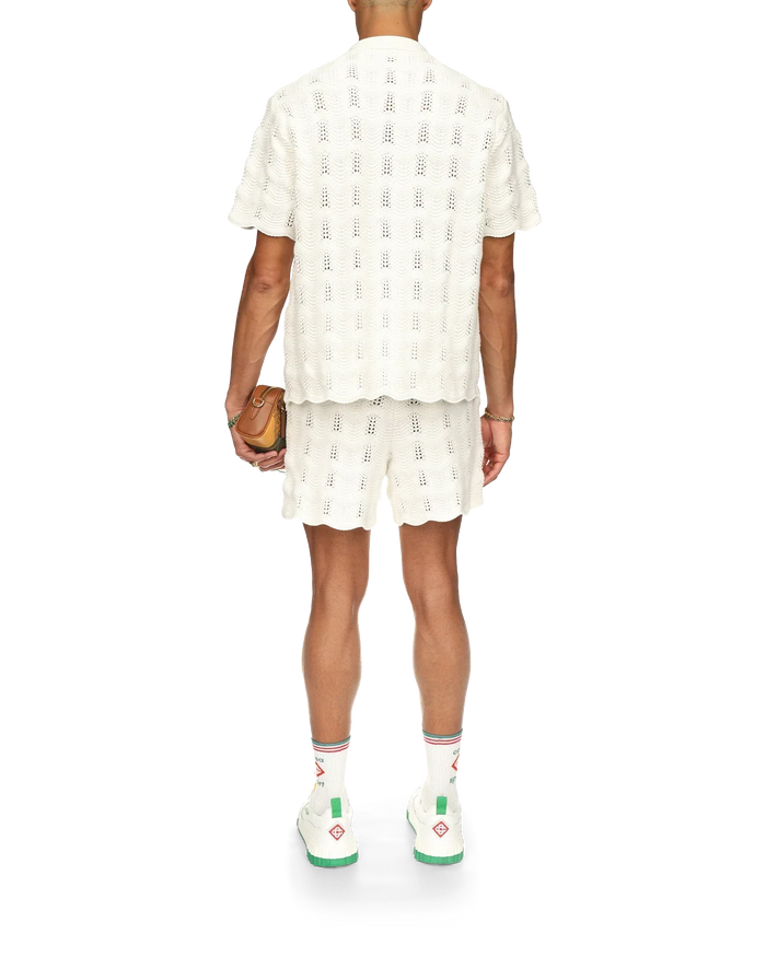 Wavy Crochet Shirt