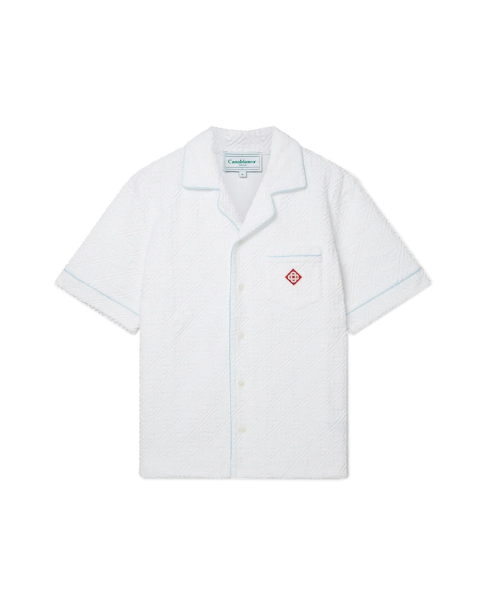 Monogram Terry Short Sleeve Shirt