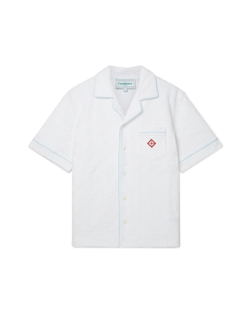 Monogram Terry Short Sleeve Shirt