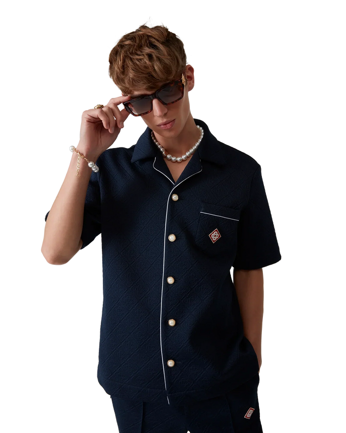 Jacquard Monogram Shirt