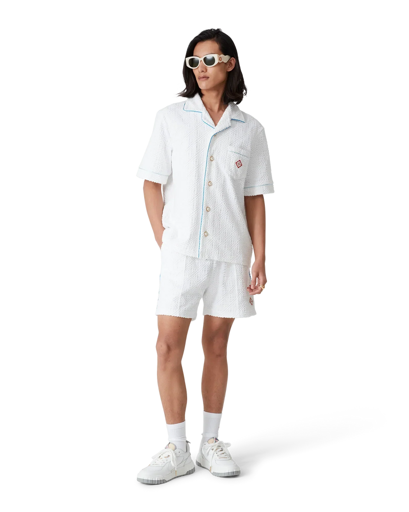 Tennis Stripe Towelling Shirt