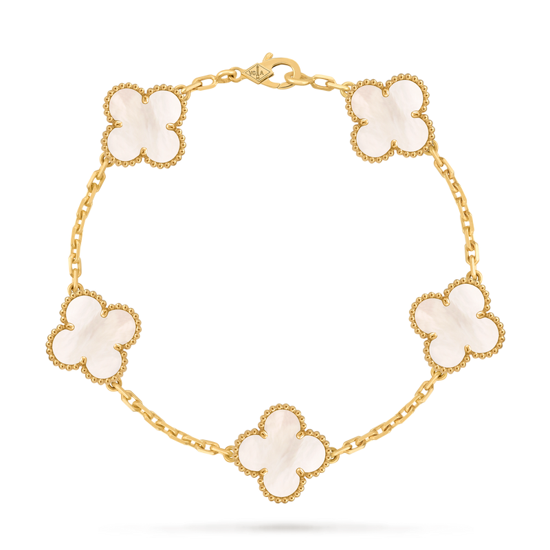 Van Cleef Vintage Alhambra 5 motifs Nacre