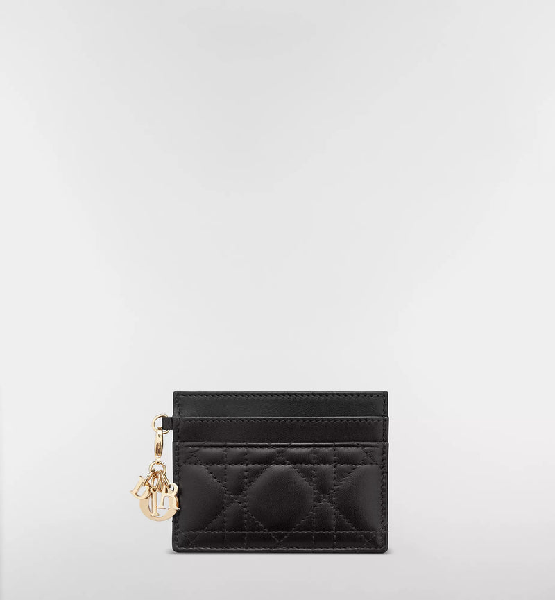 Porte-cartes Lady Dior Freesia Noir