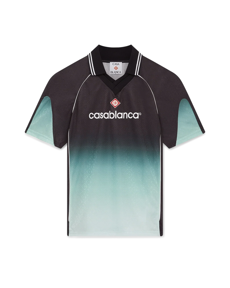 Gradient Monogram Jacquard Football Shirt