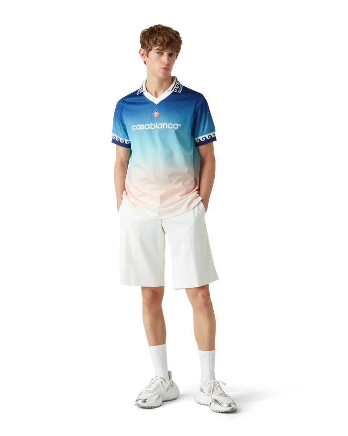 Jacquard Gradient Football Shirt