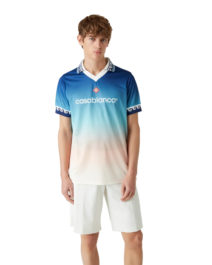 Jacquard Gradient Football Shirt
