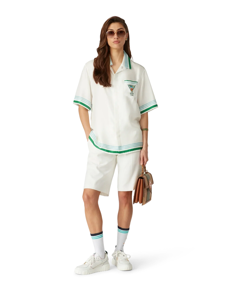 Metaphysical Tennis Icon Silk Shirt