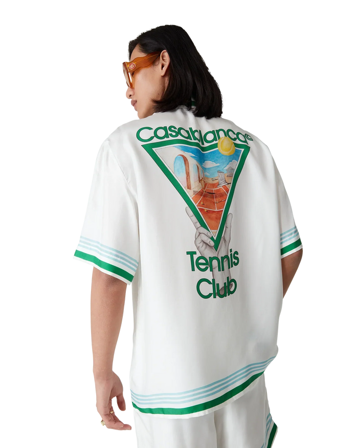 Metaphysical Tennis Icon Silk Shirt