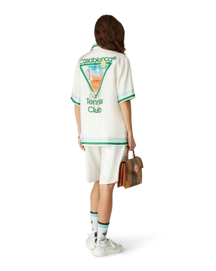 Metaphysical Tennis Icon Silk Shirt