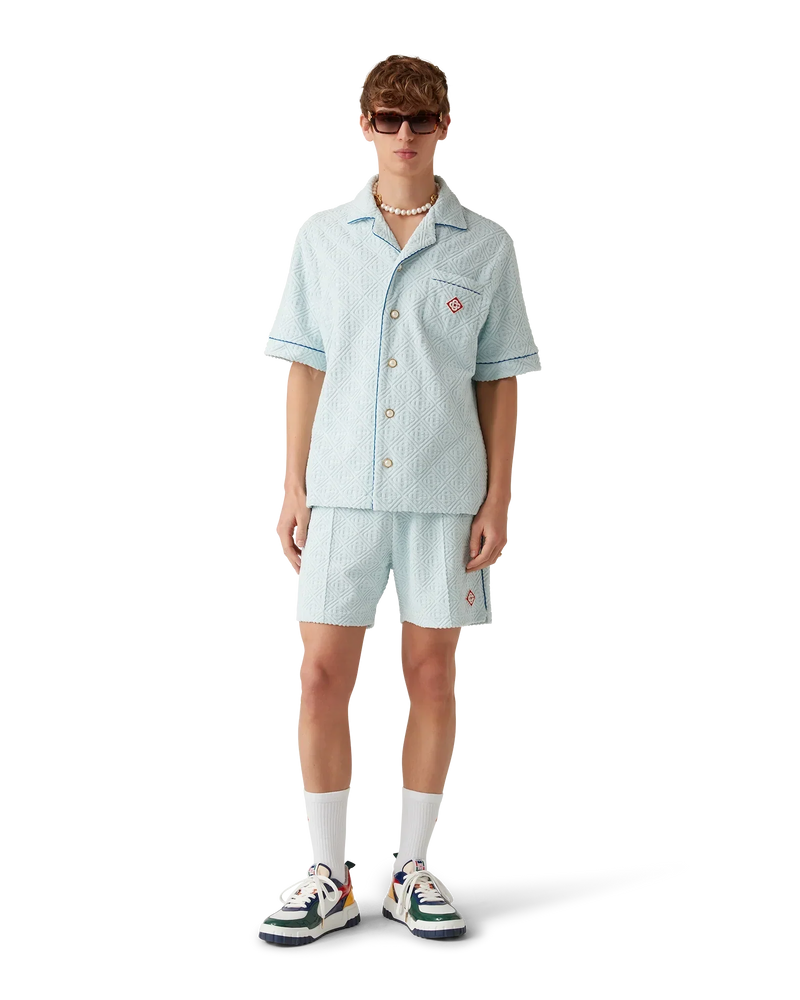 Monogram Towelling Short Sleeve Shirt