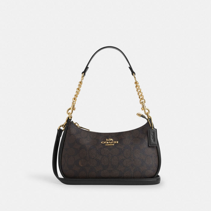 Coach Sac épaule Teri Toile - Noir