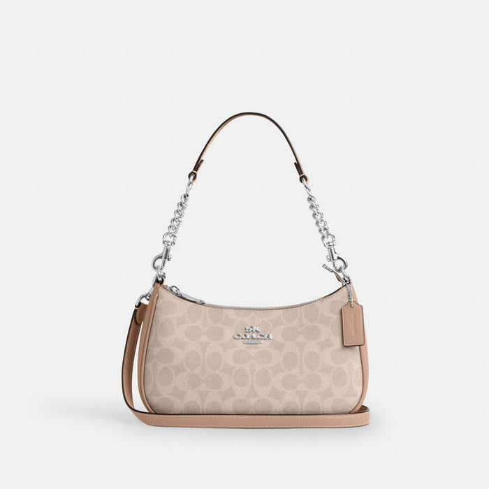 Coach Sac épaule Teri Toile - Sable
