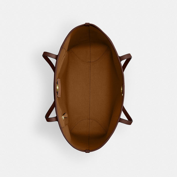 Coach Cabas City Toile - Marron