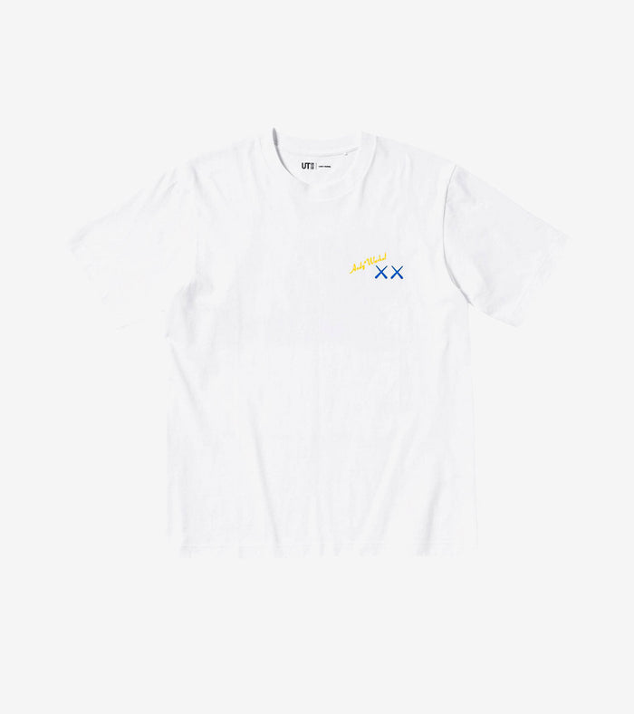 KAWS x Uniqlo Warhol UT Graphic 471321 T-shirt White