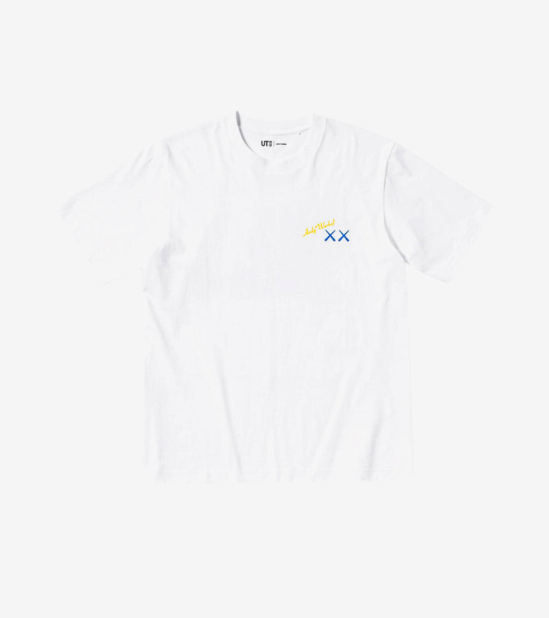 KAWS x Uniqlo Warhol UT Graphic 471321 T-shirt White