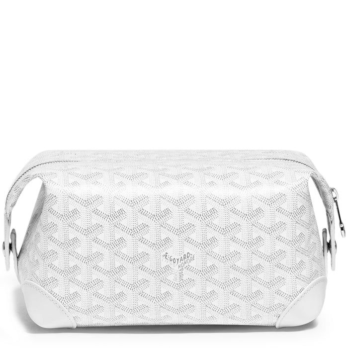 Goyard Bowling 25 White Toiletry Bag