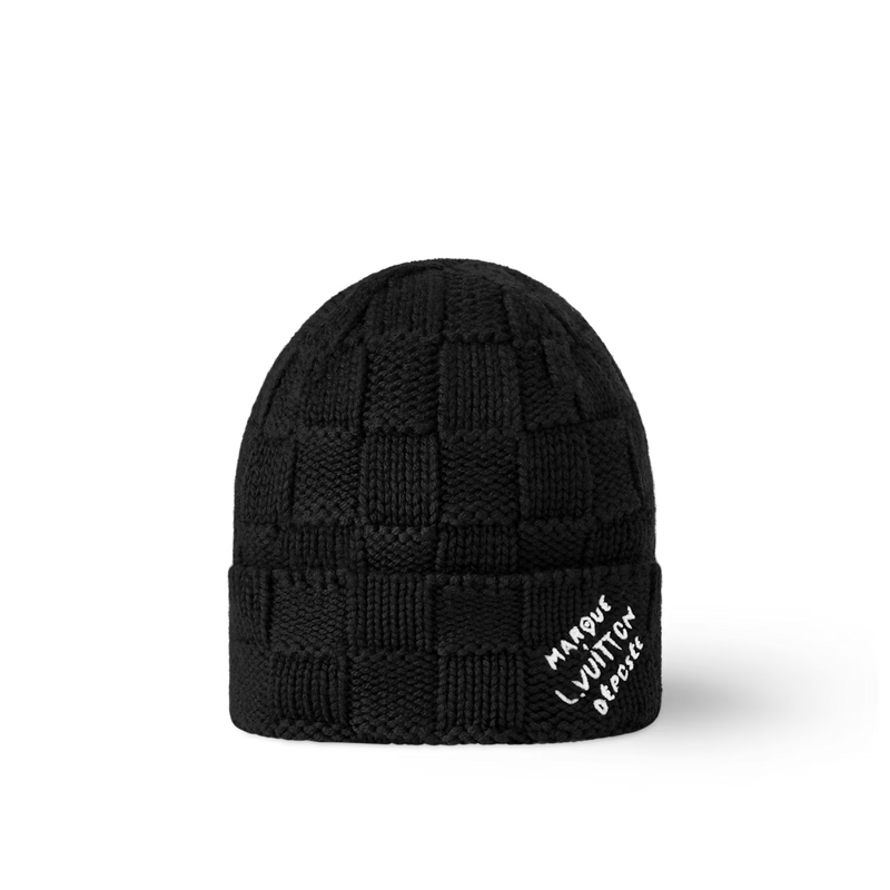 Bonnet LV Damier Snug Noir