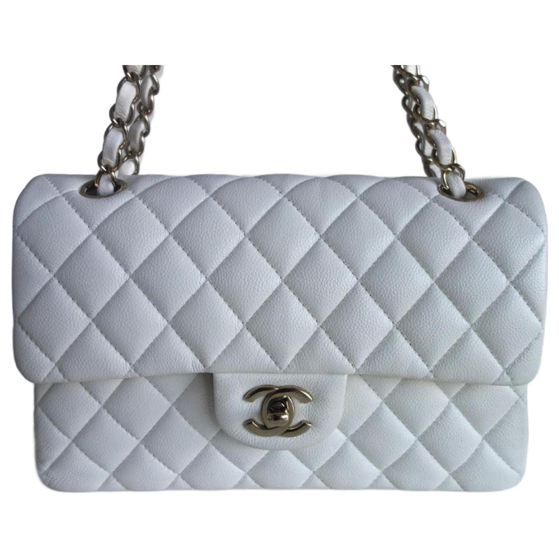 Sac Chanel Classique 11.12 blanc Cuir Blanc cassé